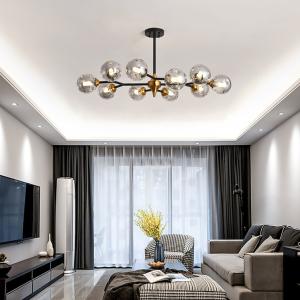Wholesale Modern Glass Ball Chandeliers for Dining Room Kitchen Living Room Bedroom Smoke Glass Lamp(WH-MI-425) from china suppliers