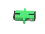 Flange SC Apc Simplex Fiber Optic Adapter For FTTX