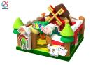 Outdoor Inflatable Bouncy House With Slide Farm Inflatable Castle For Kids