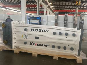 Wholesale 100-150 Bpm Impact Rate Hydraulic Power Breaking Rock And Concrete Cap Mounted Breaker from china suppliers