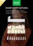 Long Stiletto Nail Tips Full Cover Natural Color Fake Nails With Box For Nail