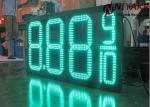 IP 65 Petrol LED Digital Gas Station Price Signs 100000 hours Life Span