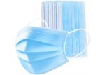 White Blue Disposable Earloop Face Masks Non Woven Fabric For COVID 19
