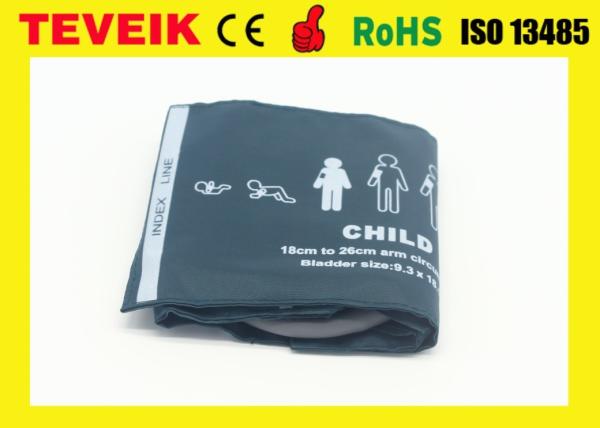 Factory Price GE Blood Pressure Cuff For Child, Double Hose NIBP Cuff, Nylon,