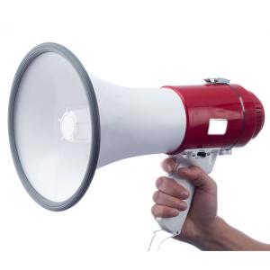 Wholesale Professional 45W Handheld Exhaust Siren BT Megaphone with Recording Voice Control NO from china suppliers
