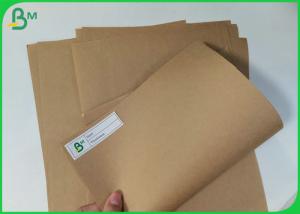 Wholesale Food Grade 65gsm 70gsm Natural kraft Brown Packing Paper Rolls 600mm width from china suppliers