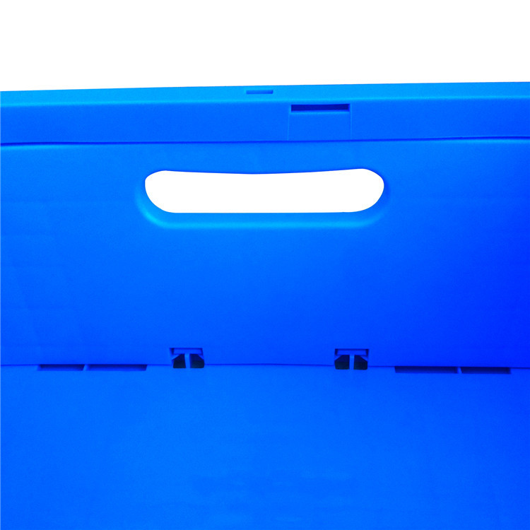 600*400*185 Mm L Foldable Plastic Box / Collapsible Storage Crate