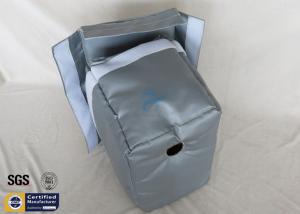 Wholesale Grey Thermal Insulation Jacket Removable Fiberglass Cover 300℃ 25MM from china suppliers