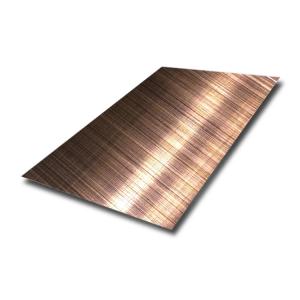 Wholesale Brushed Hairline Stainless Steel Sheet Decorative Plates 304 201 430 hl 0.28mm from china suppliers