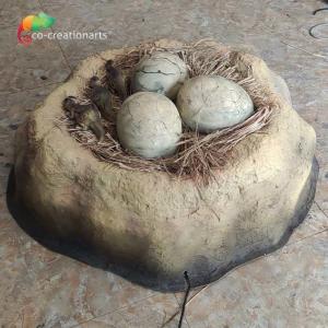 Wholesale High Simulation Jurassic Park Dinosaur Egg Hatches In Museum Customization from china suppliers