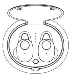 DC 5V Plastic TWS Bluetooth Earbuds Handsfree In Ear Headphone Sportsearbuds