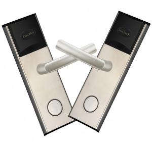 Wholesale High Security Electronic Card Door Lock For Hotel Entrance 62.5mm Center Distance from china suppliers