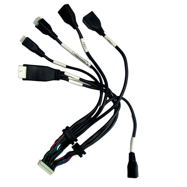 ATX Housing Overmolding Cable Assembly JST PH2.0 Wire Crimp Housing To USB2.0