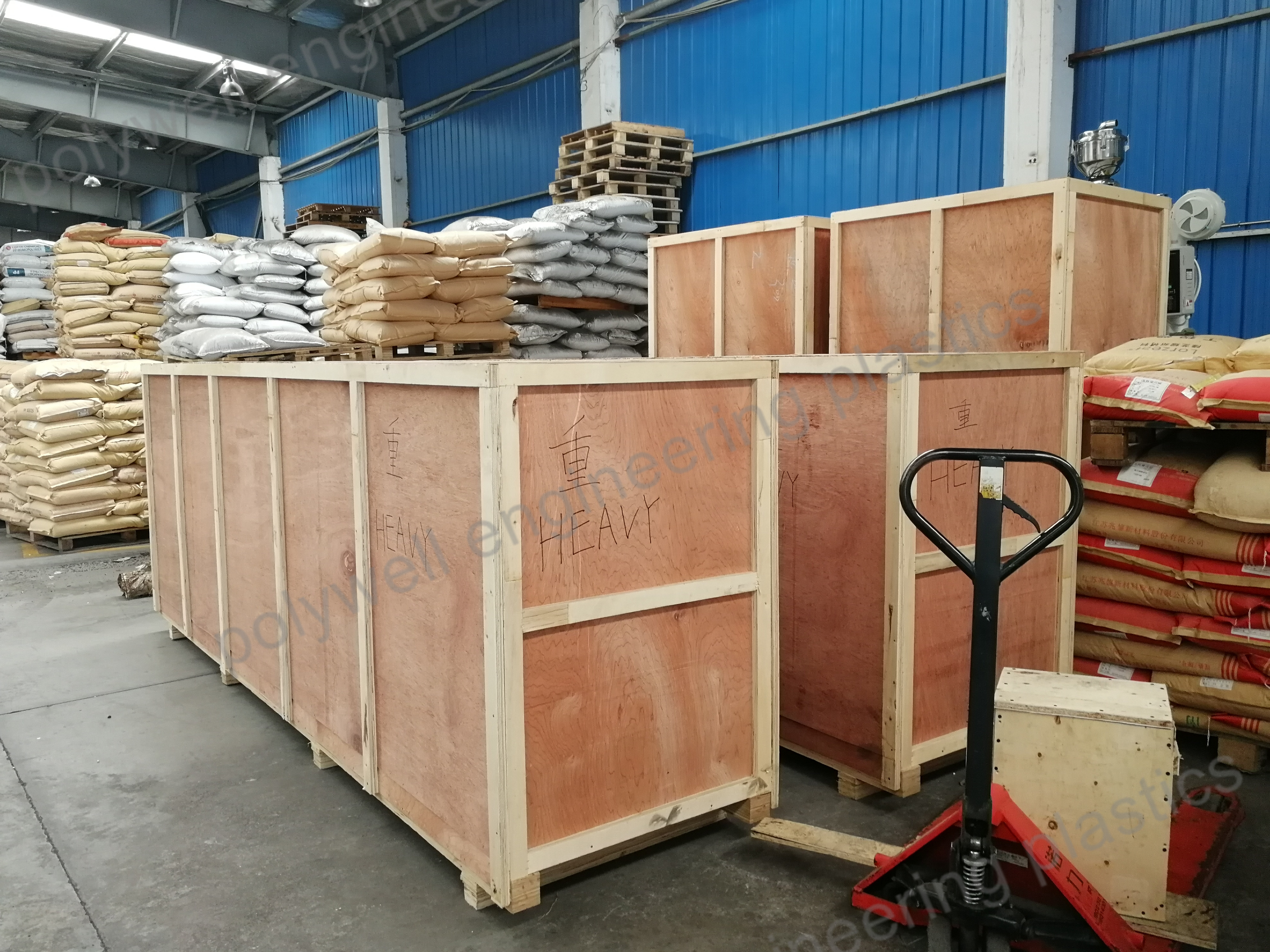 PA66 GF25 Nylon Extruder Equipment Heat Insulation Plastic Extrusion Machine