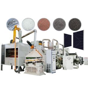 Wholesale 134KW High Technology Solar Panels Recycling Plant Solar Chip Recycling Equipment 1500KG/H from china suppliers