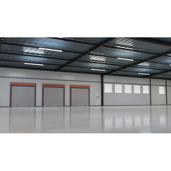 Industrial Steel Portal Frame Warehouse Fire Resistant Long Span Steel Structure Construction