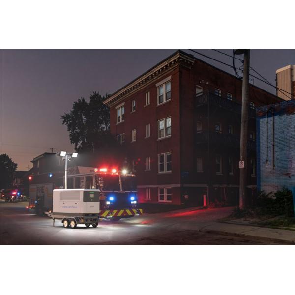 2KW MOBILE LIGHTING PLANT PORTABLE LIGHTING TOWERS VIDEO SURVEILLANCE CHARGING FUNCTION