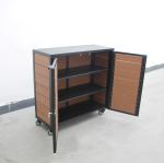 Durable Waterproof Recycling Outdoor Bins Steel HDPE Plastic Wood Material For