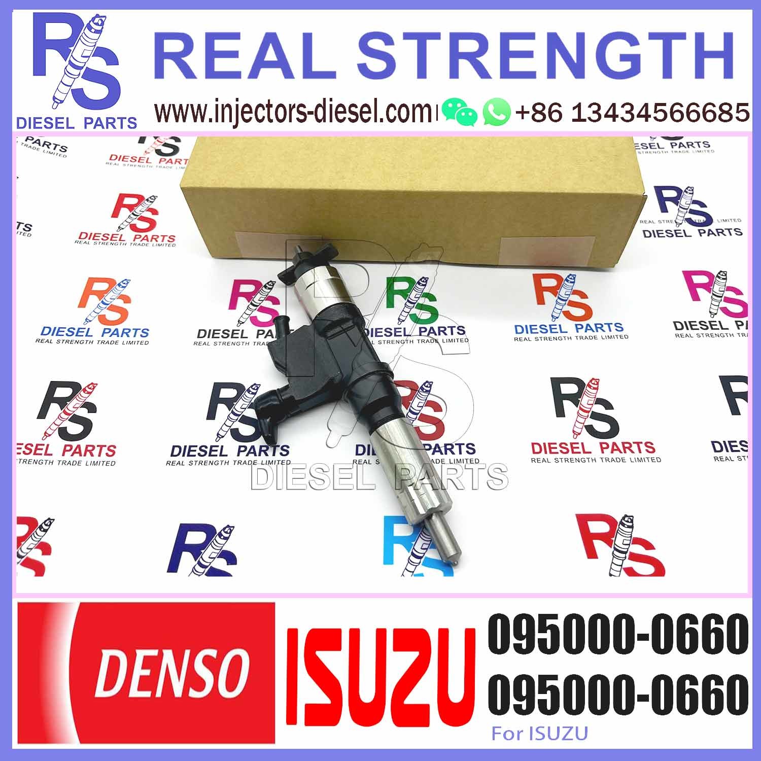 Common Rail Injector 8-98284393-0 095000-0660 For Hitachi ZX200-3 ZX240-3