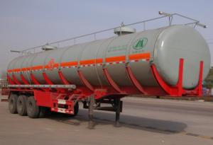 Wholesale Road Truck Fuel Tanks , Semi Water Tank Truck For Liquid Transportation from china suppliers