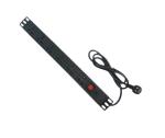 1U UK/EU Type Network Cabinet Accessories For 19 Inch International Standard