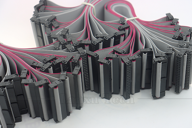 6 8 10 12 14 16 18 20 24 26 30 32 34 40 50 60 64 PIN 1.27mm Pitch IDC 2.54mm 2.0mm Connector Grey Flat Ribbon Wire Cable