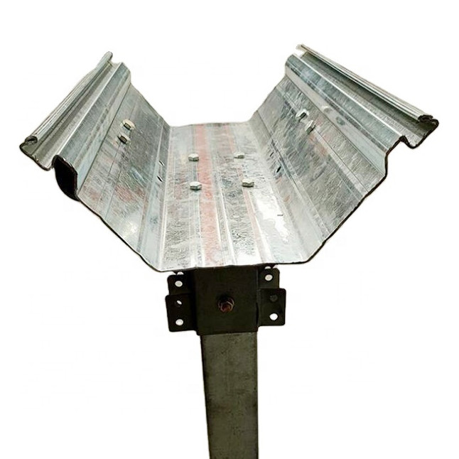 Rain Gutters Greenhouse Metal Frame Parts Galvanized Steel For Poly Tunnel Geenhouse