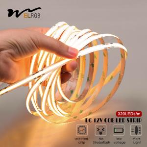 Wholesale 5mm 8mm COB Strip Light 5m Roll 5W/M LED Dimmable Light Strips from china suppliers