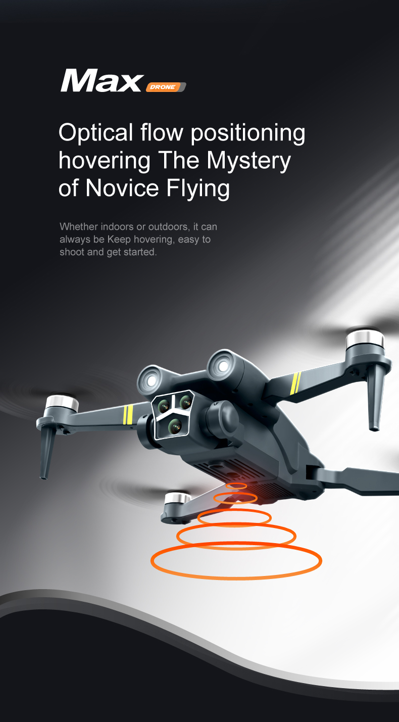 Beginner Drones HUGTEC W17HW Waypoint Flight Planning Slow Descending Landing UAV for 8-10MIN Event Coverage