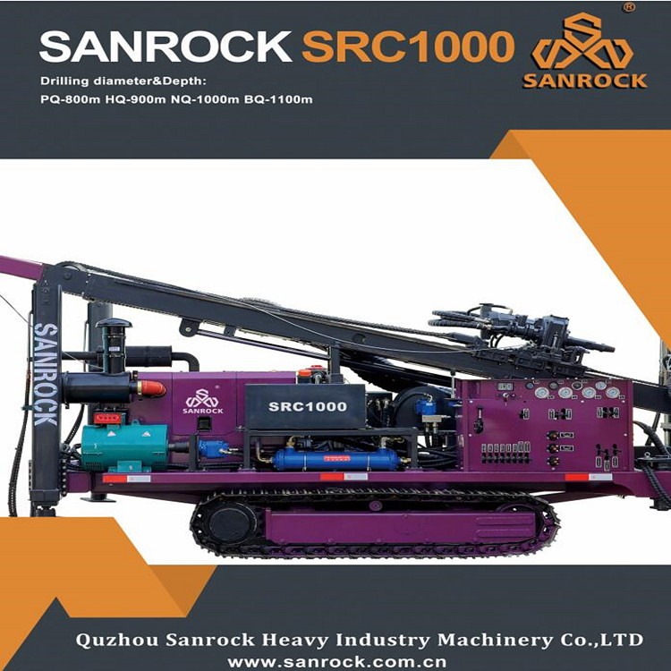 Geotechnical Exploration Equipment Hydraulic Borehole HQ NQ PQ Diamond Core Drilling Rig