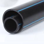 Black Plastic HDPE Water Supply Pipes 20/63/50/32mm For Engineering