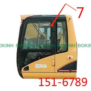 Wholesale 1340mm Height CATERPILLAR Cab Glass 151-6789 Right Side Position NO.7 Big from china suppliers