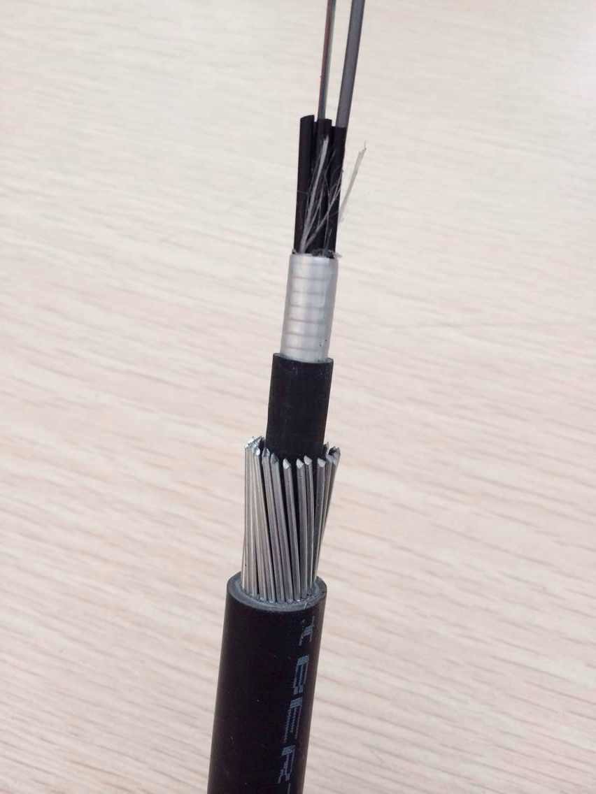 Underground GYTA33 24 Cores G652D SM Underwater Stranded Armoured Steel Wire Fiber Cable