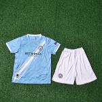 Home Childrens Football Jerseys Manchester City 2025-2026 Season Lightweight