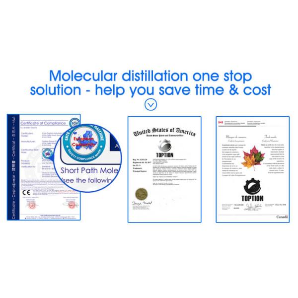Multistage Molecular Distillation Equipment Customize For Essential Oil