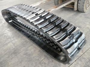 Wholesale 420x100x54 Block Tread Cralwer MX55 Excavator Rubber Track from china suppliers