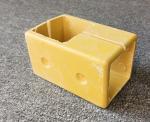 Yellow Hollow Fiberglass Tube 90 Degree Elbow Pipe Tube FRP Fittings for