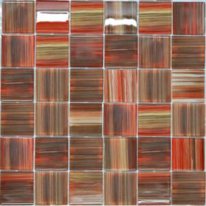 Hand drawing crystal glass mosaic kitchen tiles