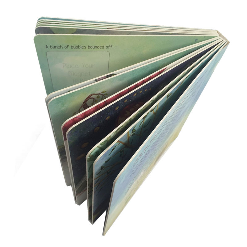 OEM Paper Printing Services Full Color Lamination Board Binding Book For Children
