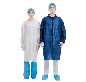 Wholesale CE FDA Disposable Lab Coats , Full Sleeve Disposable Medical Jacket from china suppliers