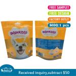 0.5oz Digital Printed Stand Up Pouches Gravure Print Dog Treat Packaging