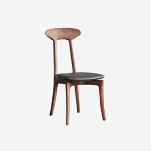 Wholesale High End Solid Wood Dining Chairs , Black Leather Upholstered Chair from china suppliers