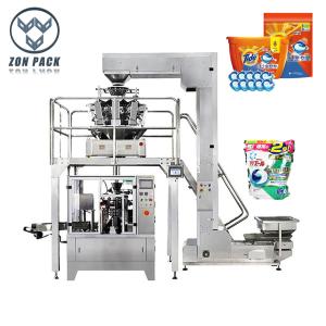 Wholesale Laundry Pods Laundry Detergent Zipper Bag Packing Machine Automatic from china suppliers