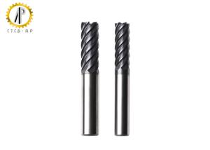 Wholesale HRC58 Nano Coated Tungsten Carbide End Mills With 6 Flute from china suppliers