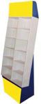 Carton Corrugated Cardboard Display Pure Color ISO / RoHs Certification
