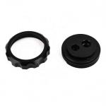Black Aluminum Anodized 4 Axis CNC Turning Parts