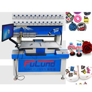 Wholesale The lowest price dripping equipment Logo Pvc Rubber Labels Molding Silicone Automatic Dripping Machine With Discount from china suppliers
