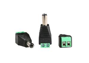 Wholesale Male Power Plug Connection CCTV Dc Jack Connector 12V 2.1 * 5.5mm from china suppliers