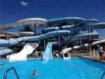 Outdoor Water Park Swimming Pool Fiberglass Slide 5m Height