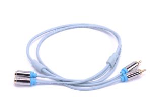 Wholesale Professional Male To Female 2 RCA Audio Cable , Cellphone / DVD Player Cable from china suppliers